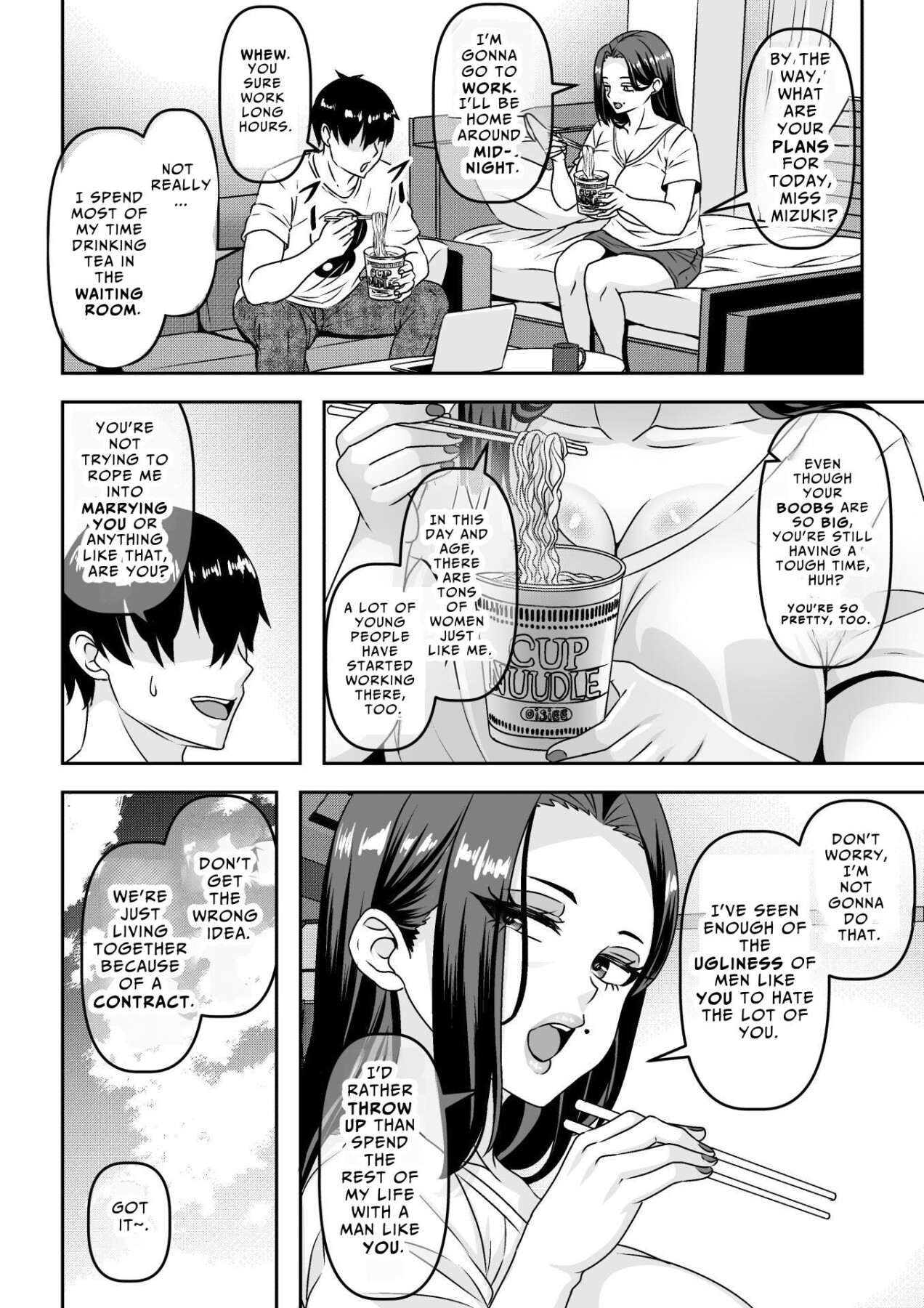 Hentai Manga Comic-Unpopular Prostitute Signs An All-I-Can-Fuck Monthly Subscription Not Knowing I'm A Total Horndog-Read-33